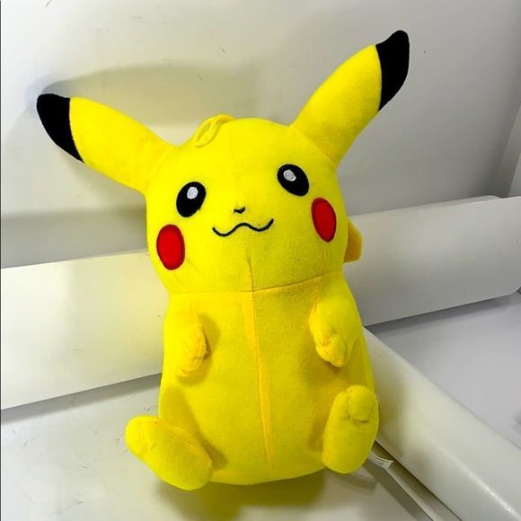Pokémon Pikachu plush 9” at the tip of ears - Picture 1 of 4